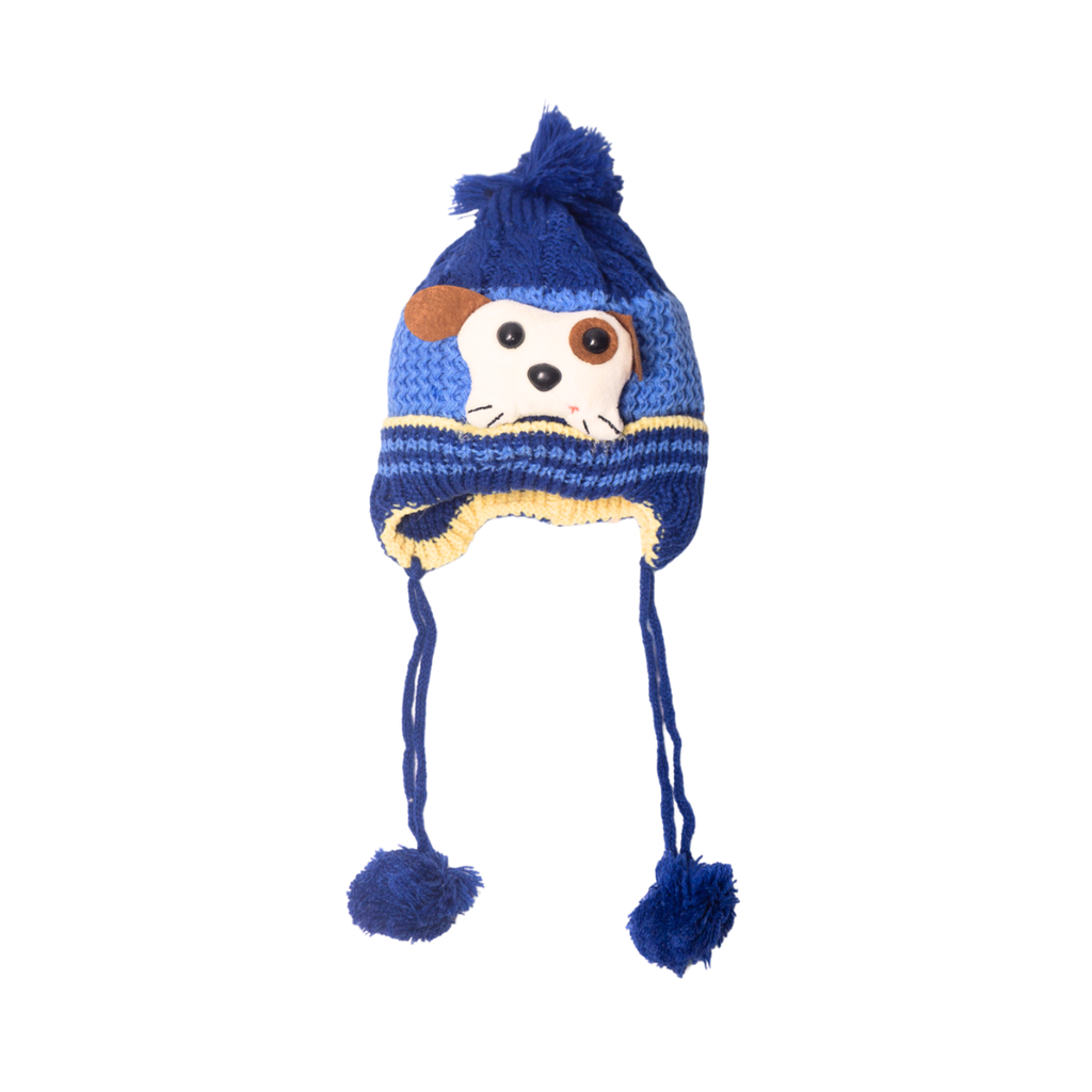 Gorro Coya Perrito Infantil 2 a 4 Años Interior de Polar