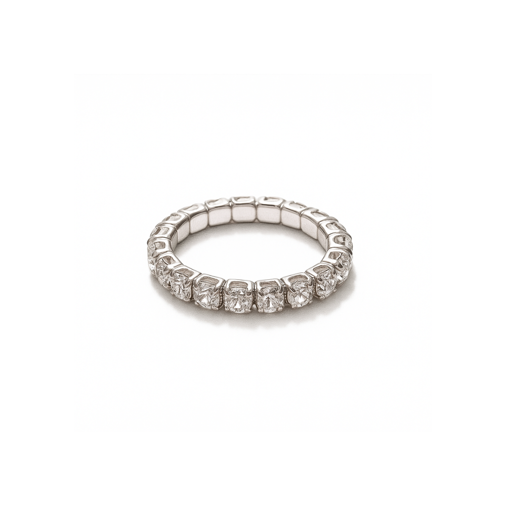 Anillo de Strass Hilera Simple