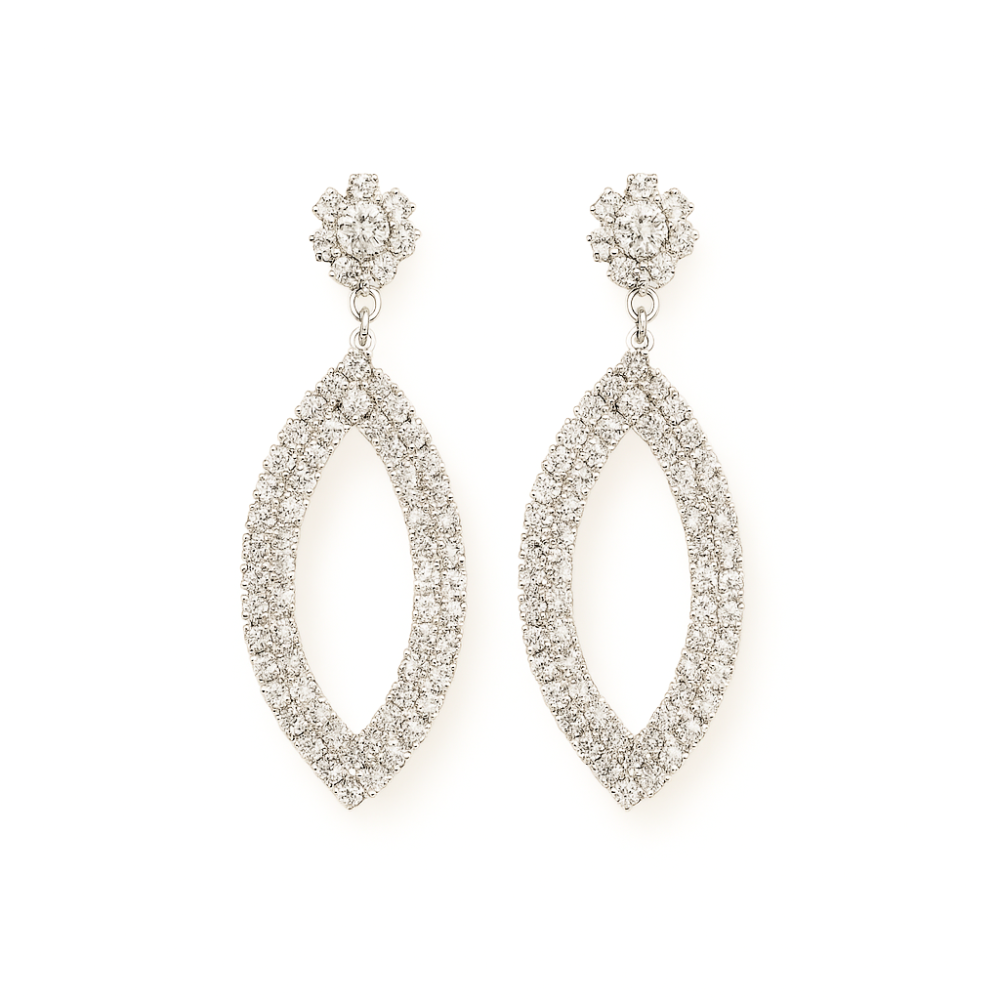 Aros Colgante con Strass