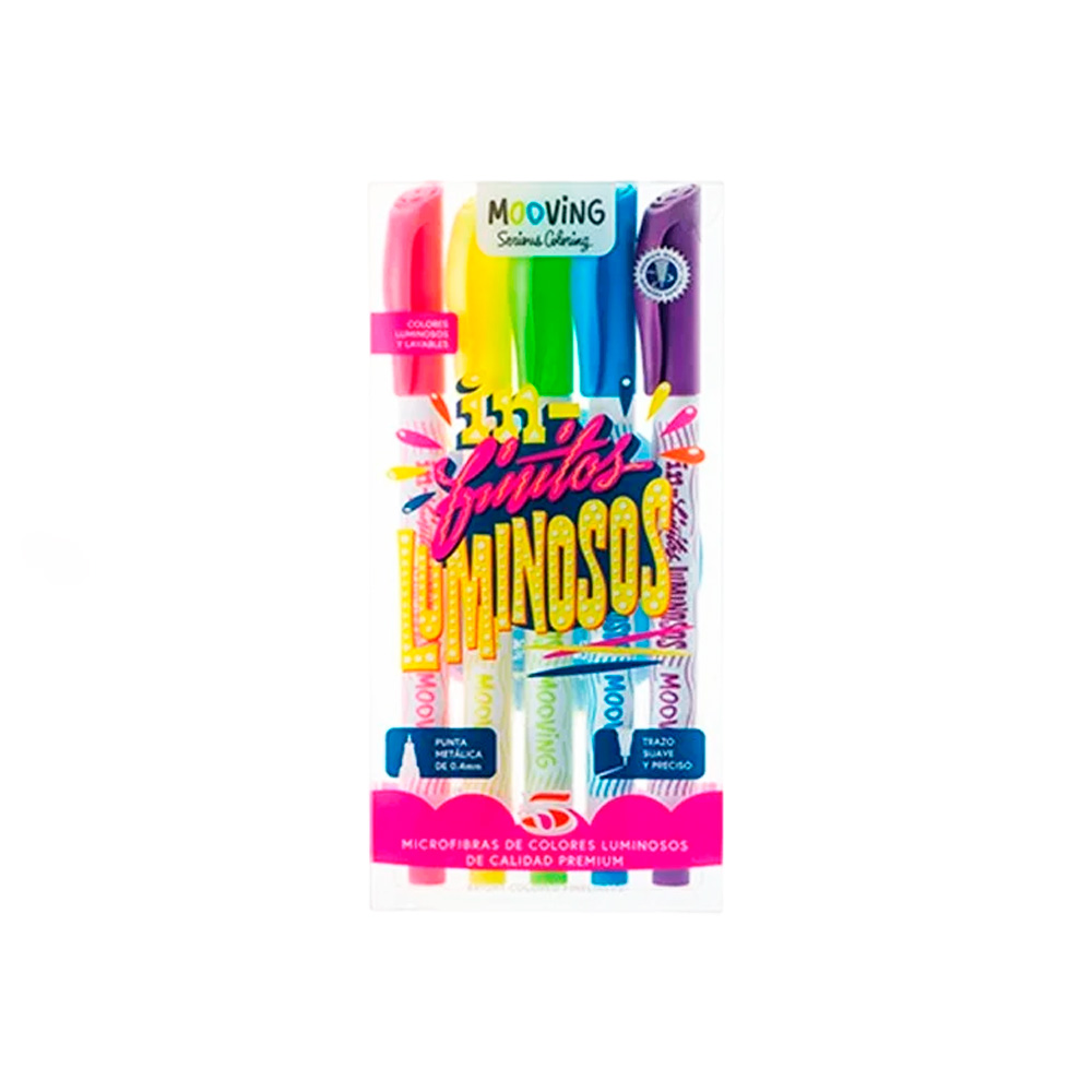 Birome Microfibra Luminosas x 5