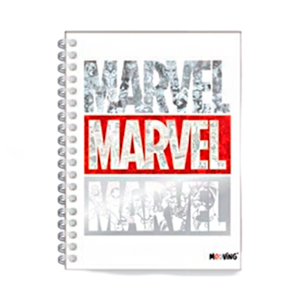 Cuaderno Espiral Estampa Marvel