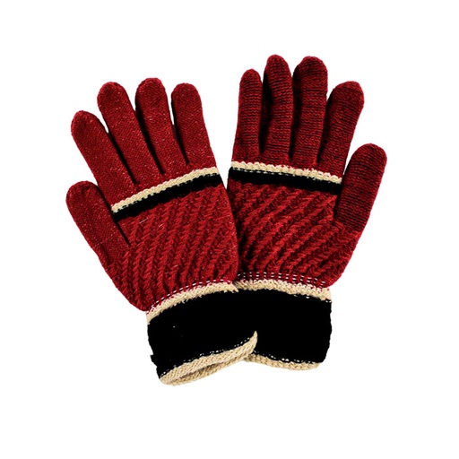 Guantes de Dama con Detalles de Rayas