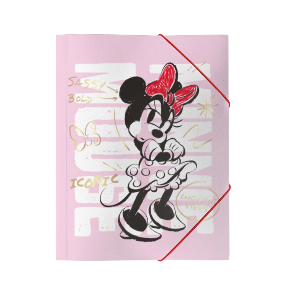 Carpeta Oficio 3 Solapas Minnie Mouse