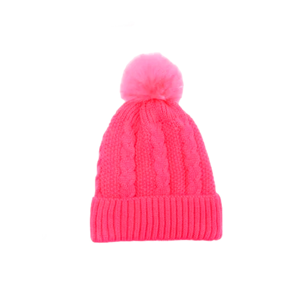 Gorro Infantil Tejido con Pompón