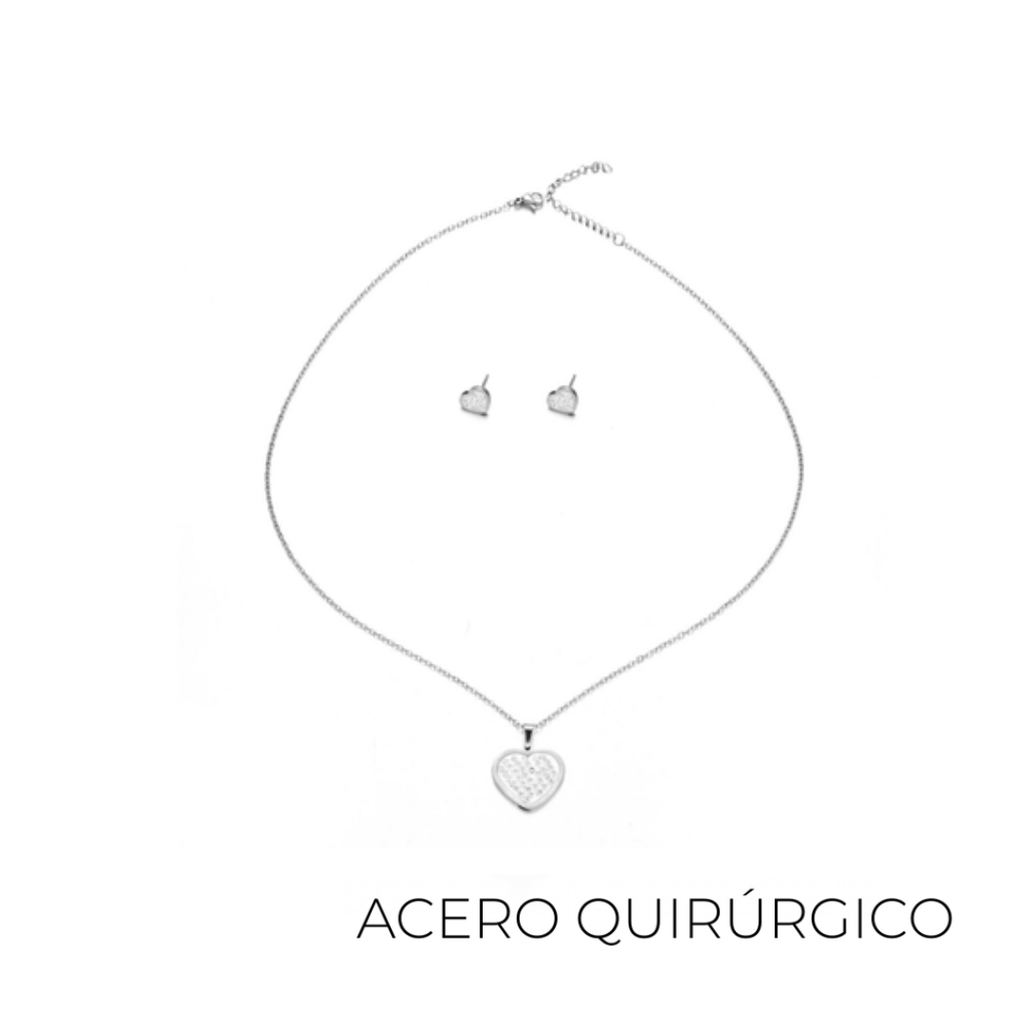 Set Collar + Aros Acero Quirúrgico
