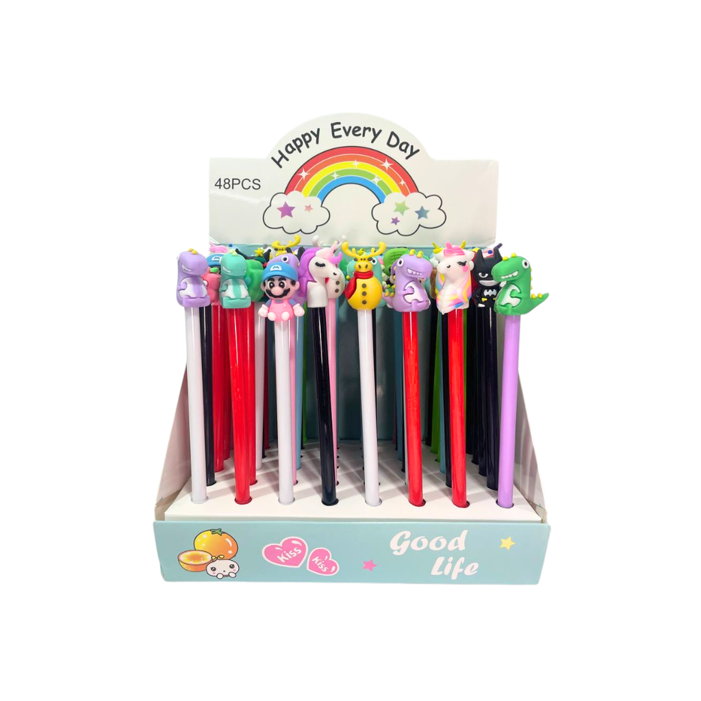 Birome Dibujos Personajes Caja x 48u