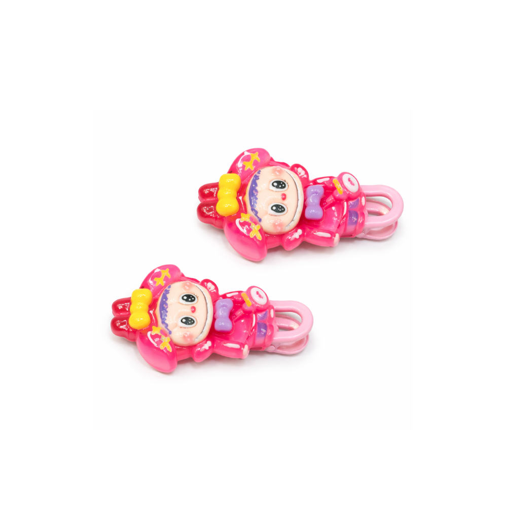 Set Hebilla Pinza Labubu X2