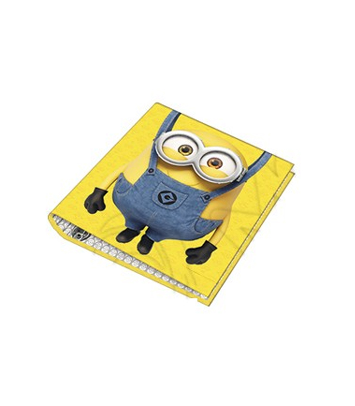 [13407] CARPETA 3 ANILLOS CARTONE MINIONS