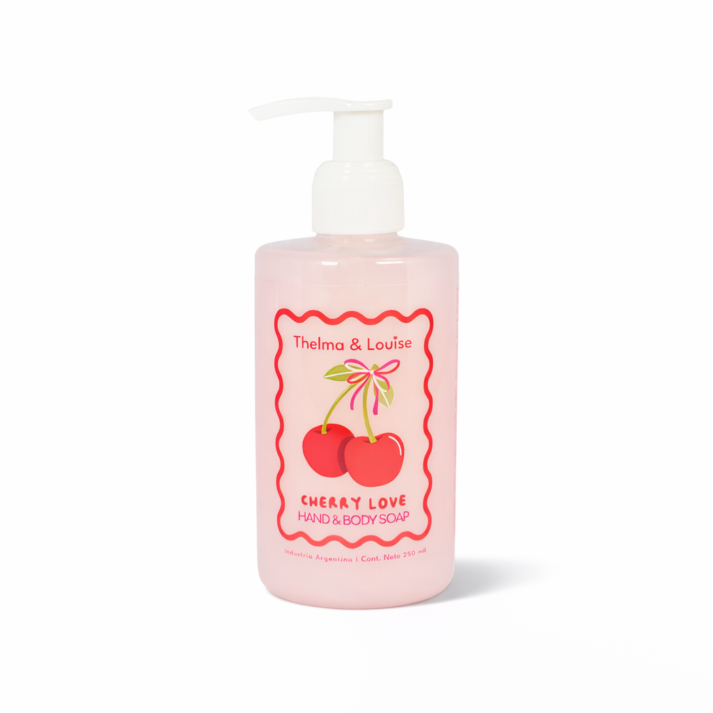 JABON LIQUIDO MANOS Y CUERPO CHERRY TYL