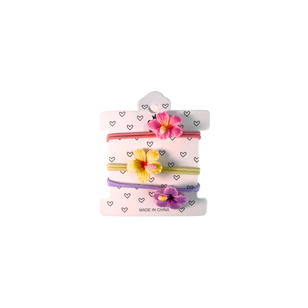 SET COLERO APLIQUE FLOR X2