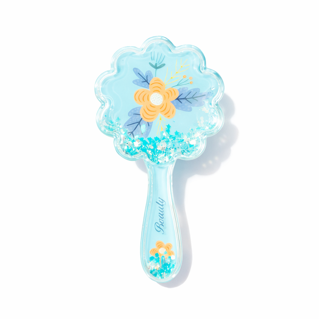 [45894] CEPILLO CABELLO INFANTIL FORMA FLOR